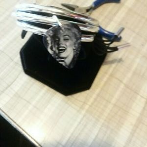 Marilyn Monroe guitar pick bracelet